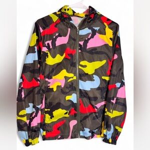 Daisy Multicolor Camouflage windbreaker